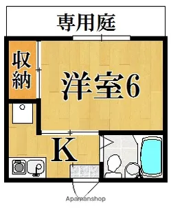 ハイツ プロムナード【1階】の間取り