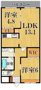 ビオラ【1階】の間取り