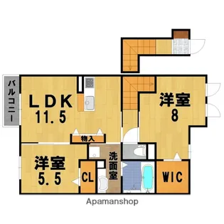 グランデュオ II番館【2階】の間取り