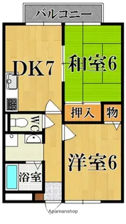 エスト・デ・リヴィエール【1階】の間取り