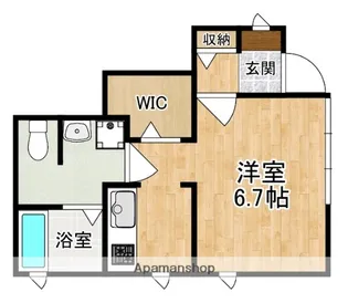 グリーンヒル佐保山【101号室】の間取り