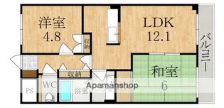 エスポアメゾン【1階】の間取り