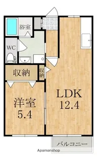 ラフィナートA【1階】の間取り