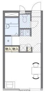 1Kの間取り画像