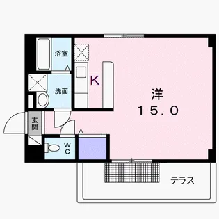 シャンブル【1階】の間取り