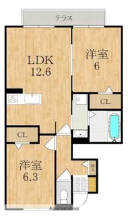 ブエナ ヴィーダ【1階】の間取り