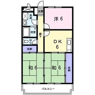 ライフ・イックス【2階】の間取り