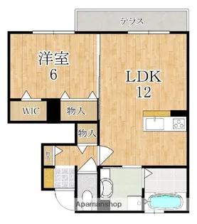 シャルマンヴィラ【1階】の間取り