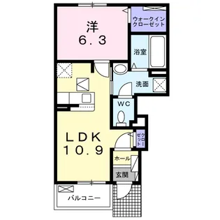 メゾンドカルム?【101号室】の間取り
