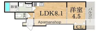 クレアール小泉東II【1階】の間取り