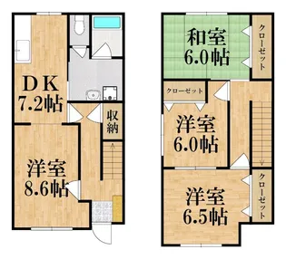 シャルマン メゾン【1階】の間取り