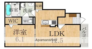 クラッシー ハウス【1階】の間取り