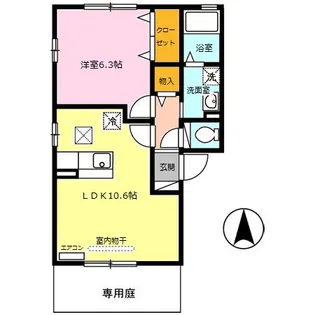 リビングタウン新大宮 D棟【2階】の間取り