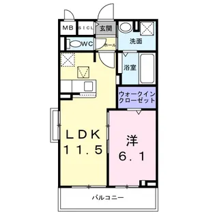 Sunlit大和郡山【2階】の間取り