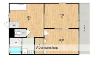 善紀ハイツ【2階】の間取り