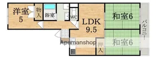 グランドールコシベ【3階】の間取り