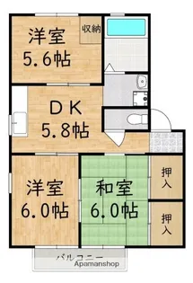 ボヌールA棟【1階】の間取り