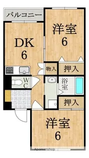 サンモールPARTⅡ【2階】の間取り