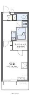 レオパレスMARUTO京田辺【4階】の間取り