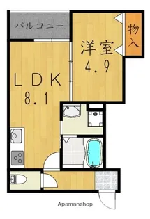 クレアール五位堂【3階】の間取り