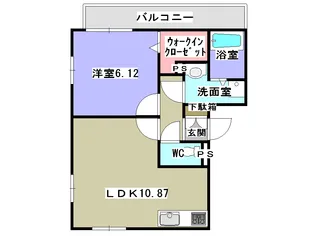 リビングタウン天理 A棟【3階】の間取り