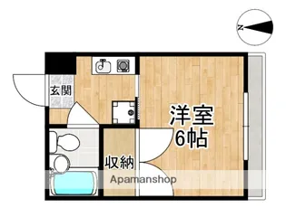 雅叙園ハイツ【2階】の間取り