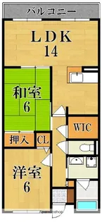 ラフォーレ三郷弐番館【2階】の間取り