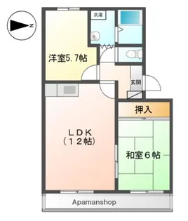 セピアヒルズ【2階】の間取り