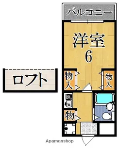 シティパレス西大寺北町Pー1【2階】の間取り
