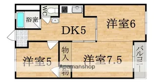 奈良コーポラス【2階】の間取り