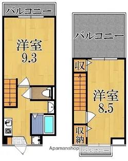 クレアールKITANO【6階】の間取り