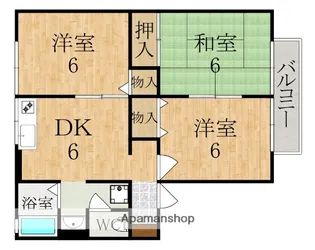 サニーヒルズ桜が丘【1階】の間取り