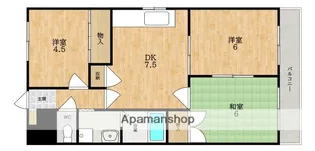 パティオC【1階】の間取り