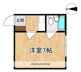 コーポ諏訪柳町【4階】の間取り