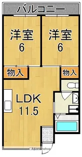 シティコープ新大宮【4階】の間取り