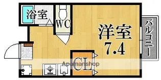 ハイツ萩【1階】の間取り