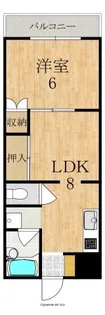 東川サンコーポ【2階】の間取り