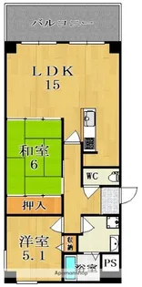 エンパイアテラス【3階】の間取り