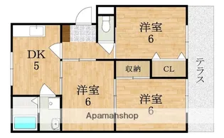 3DKの間取り画像