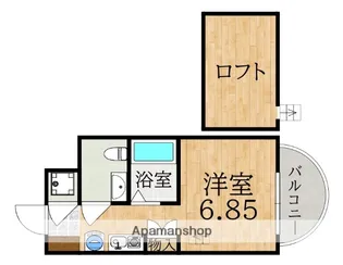 奈良県奈良市帝塚山6丁目【マンション】の間取り