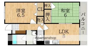 タワーアラモード【2階】の間取り