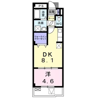 セイバリーヒル【1階】の間取り
