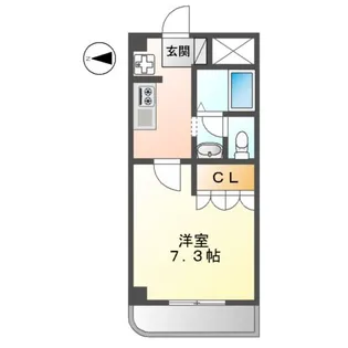 メゾン・ド・ソレイユⅡ【205号室】の間取り