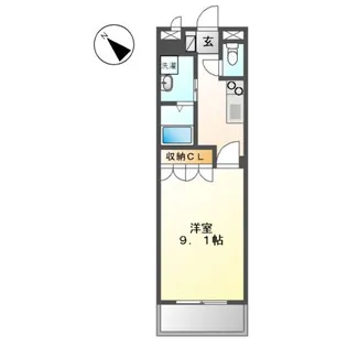 プエルタⅠ【203号室】の間取り