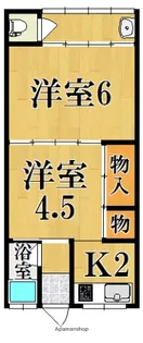 小園荘 北棟【2階】の間取り