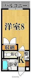 アエル宝来【1階】の間取り