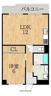 パークヴィレッジ学園前【2階】の間取り