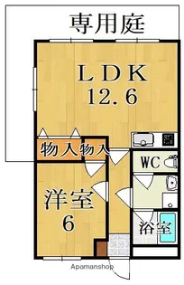 ストーク新大宮【1階】の間取り