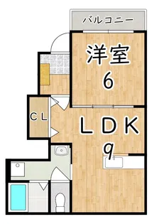 ビッツ真美【1階】の間取り