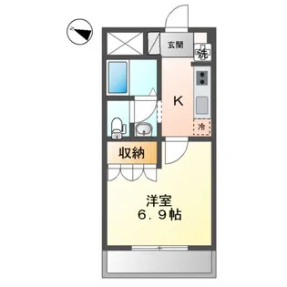 メゾン・ド・ソレイユ【303号室】の間取り